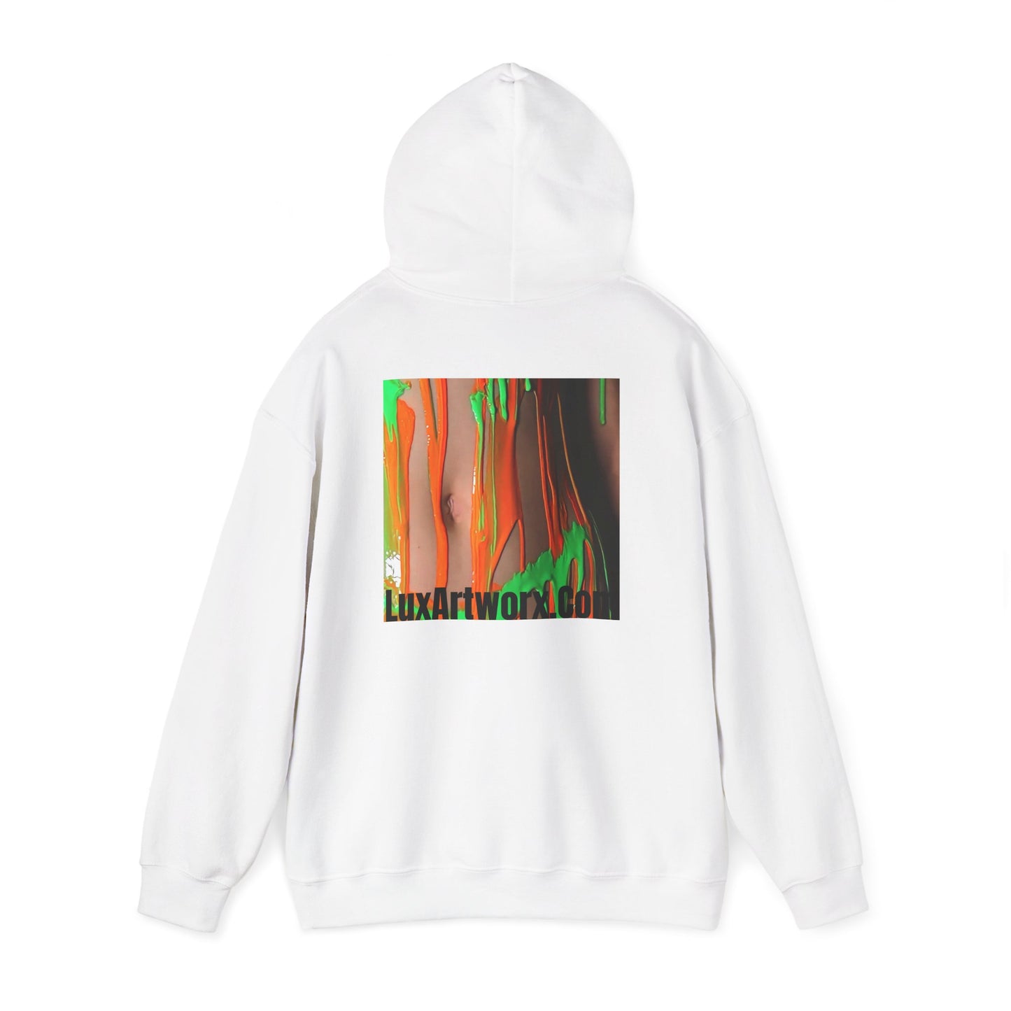 Unisex Heavy Blend™ “Curves”- Progress over Perfection- Graphic Hooded Sweatshirt