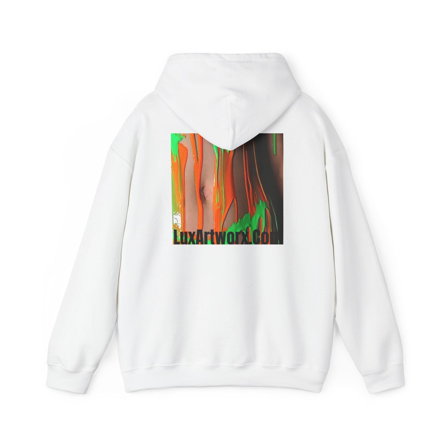 Unisex Heavy Blend™ “Curves”- Progress over Perfection- Graphic Hooded Sweatshirt