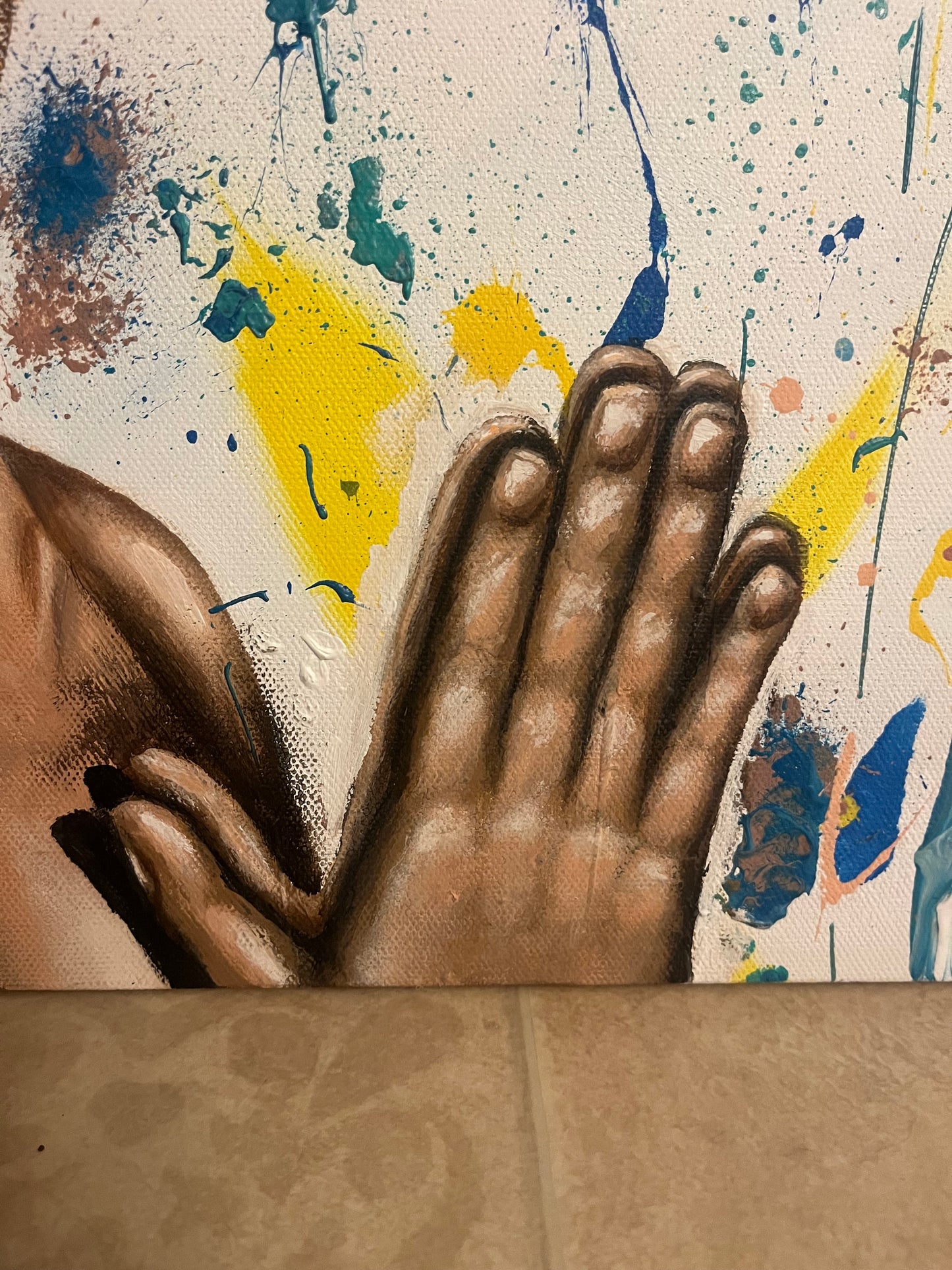 "Broken Promises"- Original Acrylic on Canvas 24"x24"