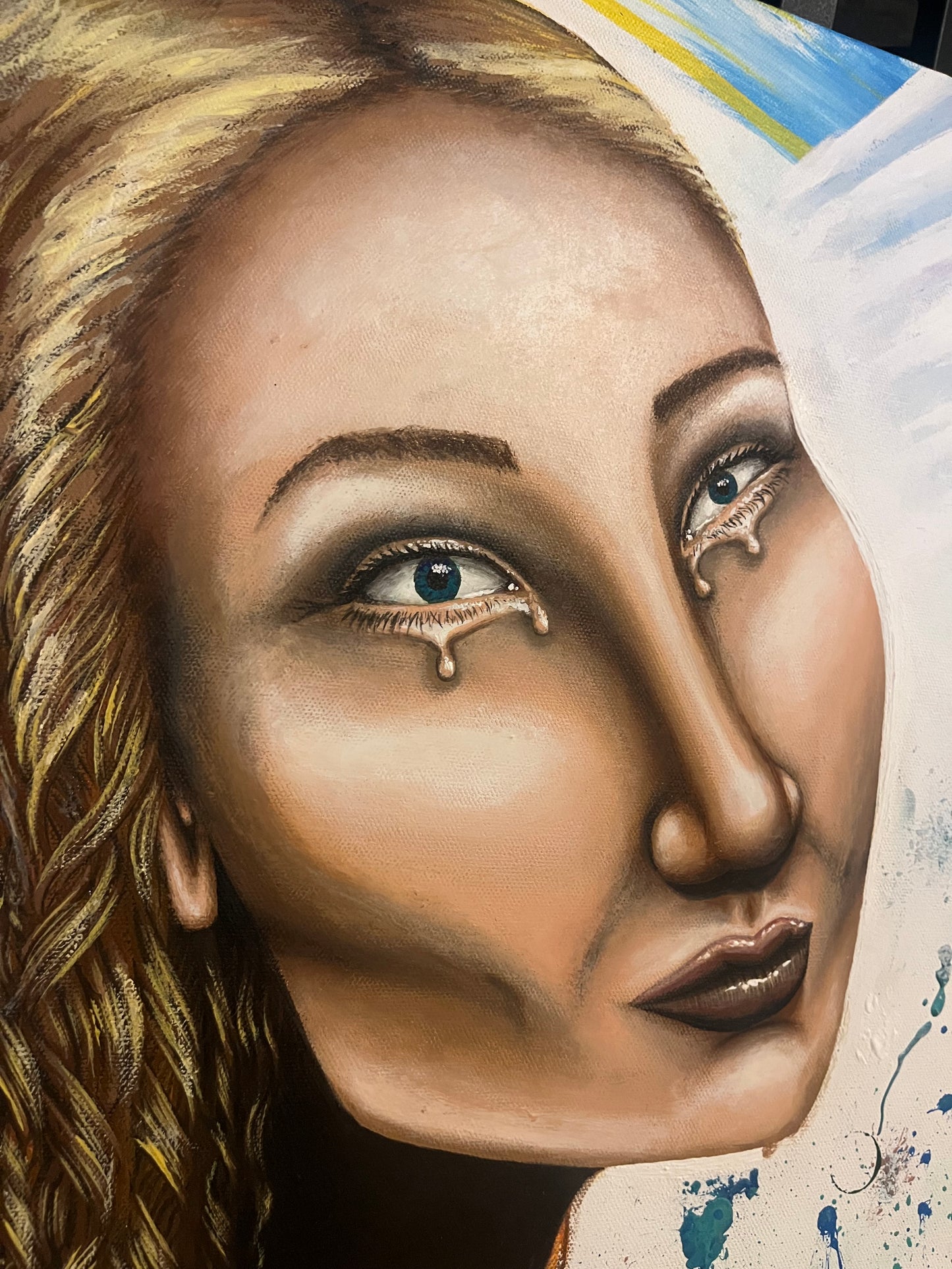 "Broken Promises"- Original Acrylic on Canvas 24"x24"