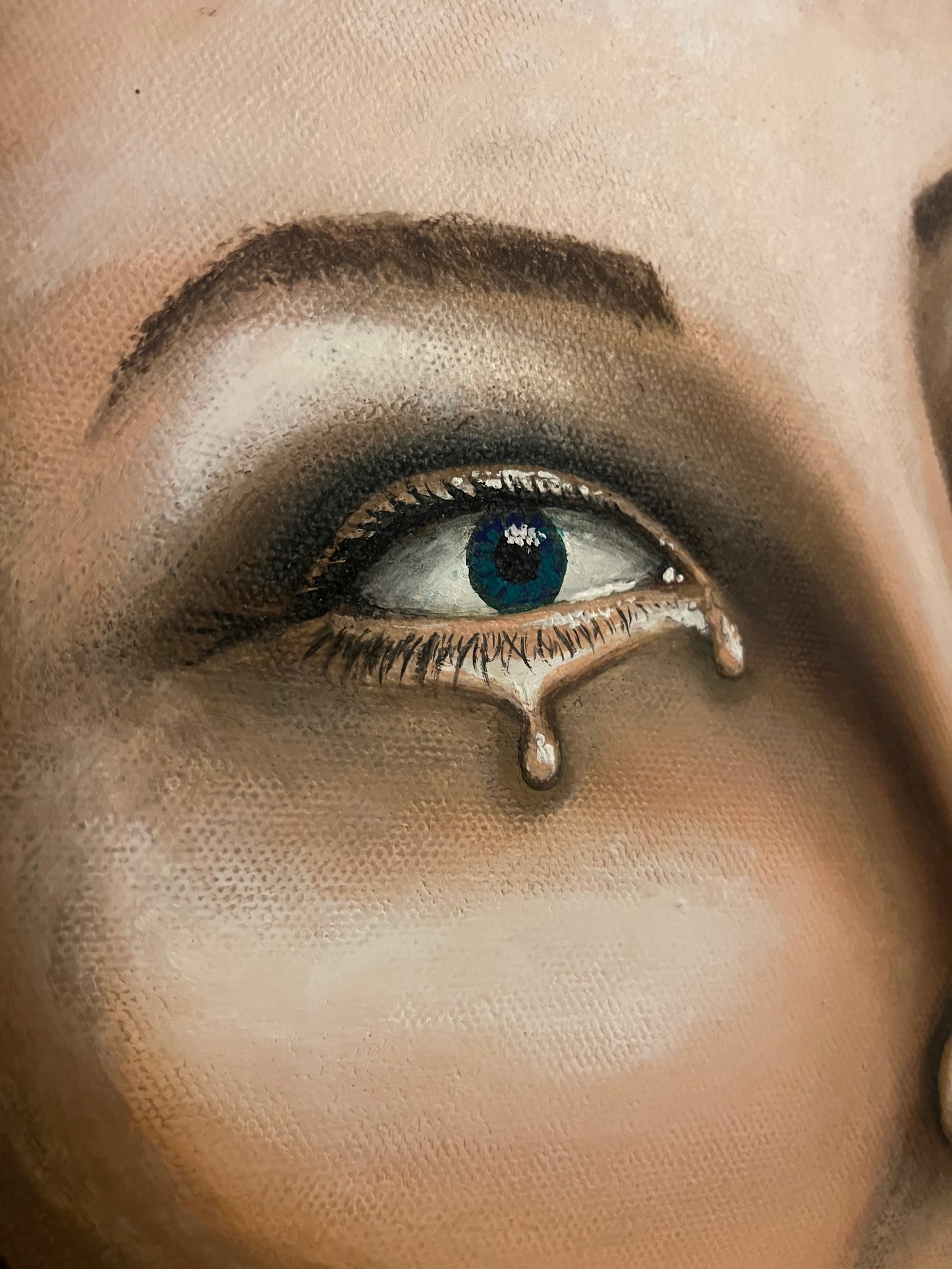 "Broken Promises"- Original Acrylic on Canvas 24"x24"